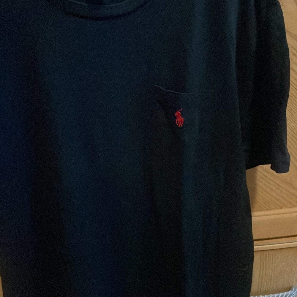 Polo Ralph Lauren black tee shirt size medium - Picture 3 of 5